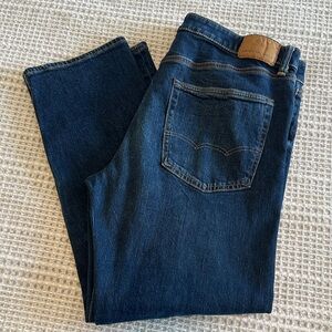American Eagle Outfitters Dark Blue Straight Jeans